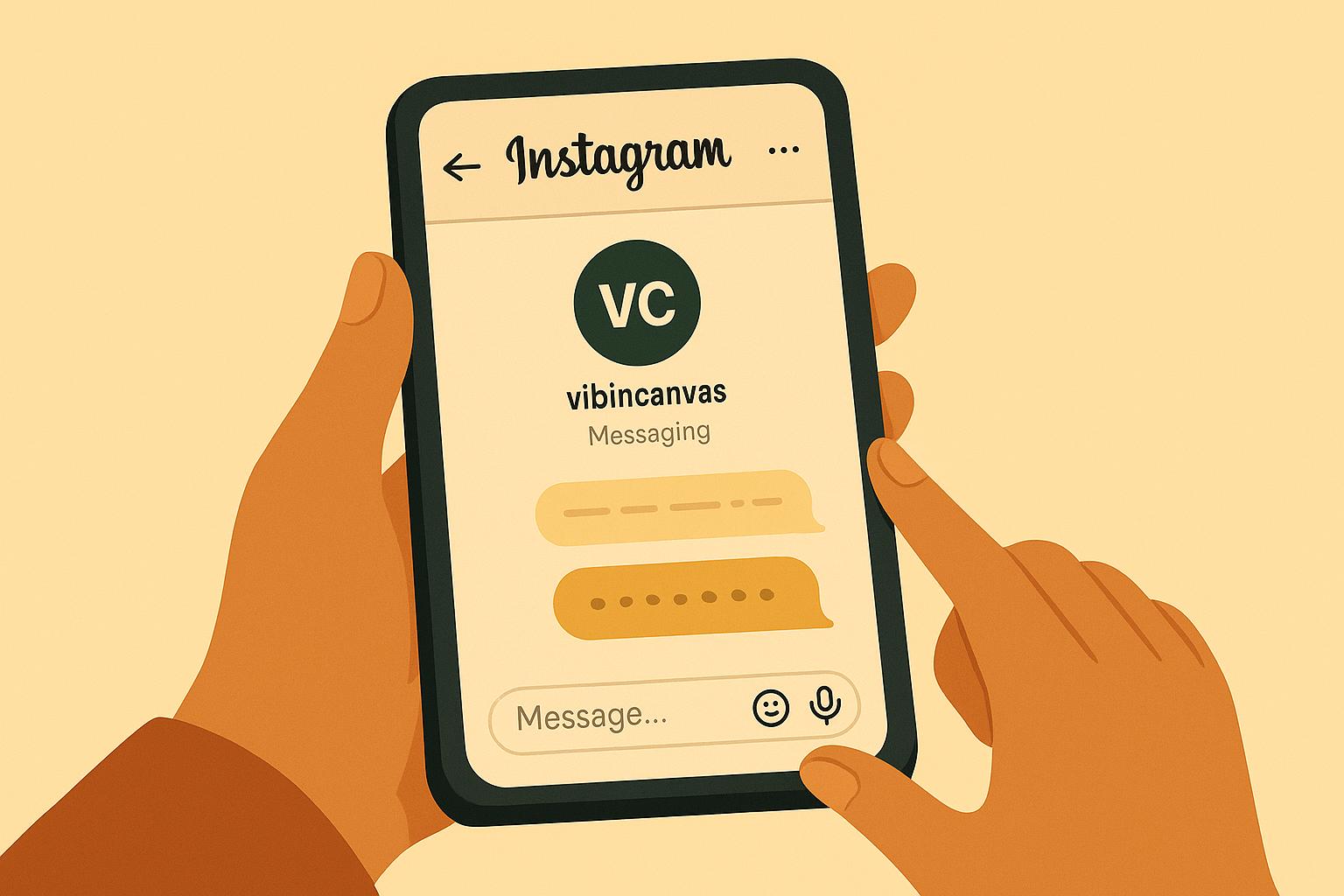 인스타그램 DM으로 문의하는 고객